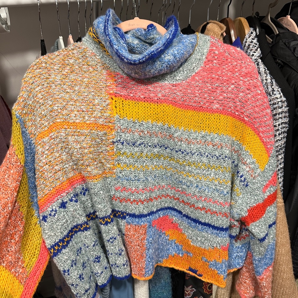 Cowl neck sweater